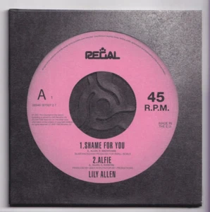 (LG918) Lily Allen, Shame For You / Alfie - 2007 DJ CD - Picture 1 of 2