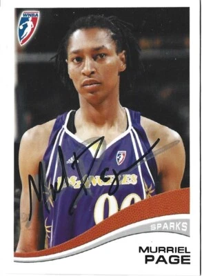 Murriel Page Autographed 2007 WNBA Enterprises Card #79 Los Angeles Sparks - Image 1 of 4