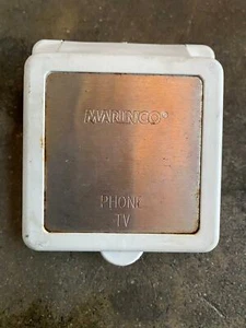 Marinco Phone and Cable TV Inlet with Stainless Steel Trim PH6574TV - Picture 1 of 4