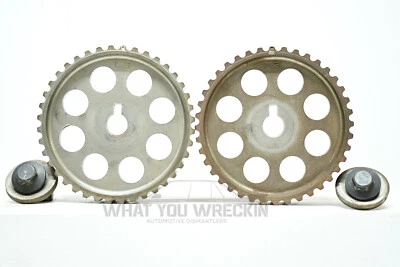 GENUINE NISSAN NAVARA D21 V6 3.0L CAMSHAFT PULLEY SET - LH & RH - VG30E 92-97 - image 1 of 4