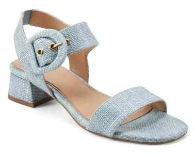 Easy Spirit Selina2 Womens Block Heel Dress Sandal Light Blue - MULTIPLE SIZES - Image 1 of 4