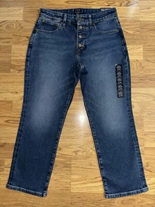 J Crew Curvy Essential Straight Button Fly Jeans Women’s Size 27P Fall 2024 NWT - Picture 1 of 18