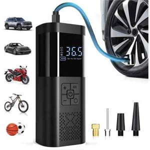 12v Fast Air Compressor Car Bike Electric Digital Tyre Pump Inflator 27l 100psi - Picture 1 of 3