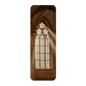 CHURCH WINDOW SUNLIGHT NOVELTY BOOKMARK SAME IMAGE BOTH SIDES GREAT GIFT - Picture 1 of 1