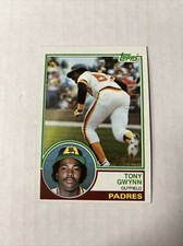 1983 Topps #482 Tony Gwynn Rookie, San Diego Padres EX