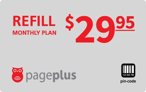 PagePlus  Prepaid $29.95 3GB Refill Top-Up Prepaid Card ,PIN / RECHARGE  - Image 1 of 1