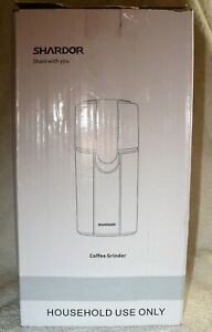 SHARDOR COFFEE GRINDER Push Top Lid S/S Removable Cup High Quality Housing