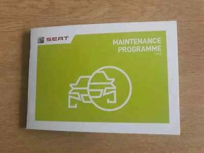 LIBRO DE HISTORIA DE SERVICIO SEAT LEON ORIGINAL, TODOS LOS MODELOS DIÉSEL GASOLINA CUPRA ATECA