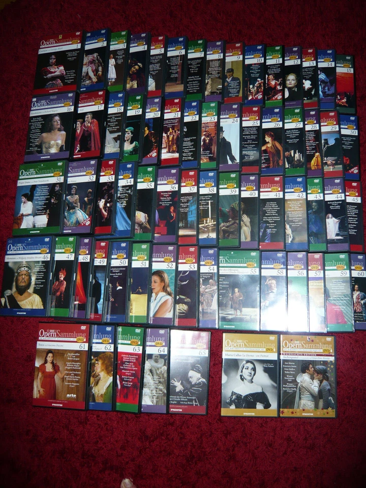 Auswahl  -  Die Opern Sammlung  (de Agostini)  - DVD  (Titel siehe Beschreibung) - Bild 1 von 1