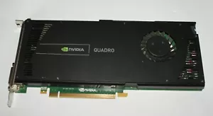 Dell Nvidia Quadro 4000 2GB PCIE DisplayPort x2/DVI Graphics Card - Picture 1 of 4