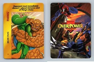 Thing - Bear Hug - Marvel Overpower 1995 Fleer Special CCG Card - Picture 1 of 1