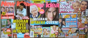 2 x New Idea Magazines & 1 x UK Real People -2021 - Royals, J Lo, Dieter Brummer - Picture 1 of 12