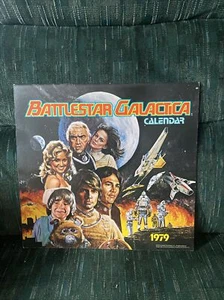 Vintage 1979 Battlestar Galactica Kalender mit Poster in voller Länge - Bild 1 von 15