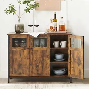 Sideboard Küchenschrank Aufbewahrungsschrank Kommode Küche VASAGLE LSC099B01 - Bild 1 von 9