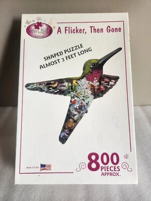 Винтажная головоломка Serendipity Puzzle Co. • A Flicker, Then Gone Shaped • около 800 шт. - Изображение 1 из 4