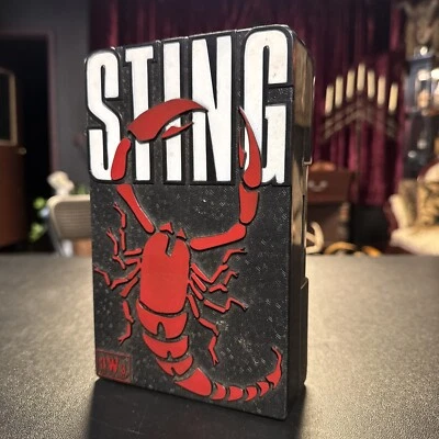 Caja de lápices Sting 1998 WCW NWO lucha libre WWF WWE AEW todos los colores voladores de élite Foto 1 de 3