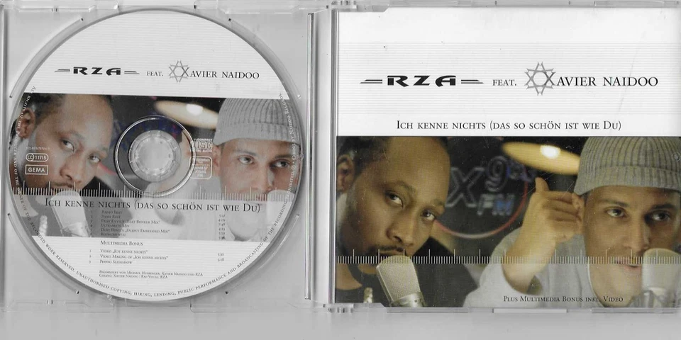 Maxi CD -  RZA feat Xavier Naidoo - Ich kenne nichts - 2003 - Bild 1 von 1