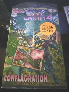 Earth 4 #3 Deathwatch 2000 Continuity Comics '93 Neal Adams NEW SEALED #18 WCARD - Picture 1 of 3