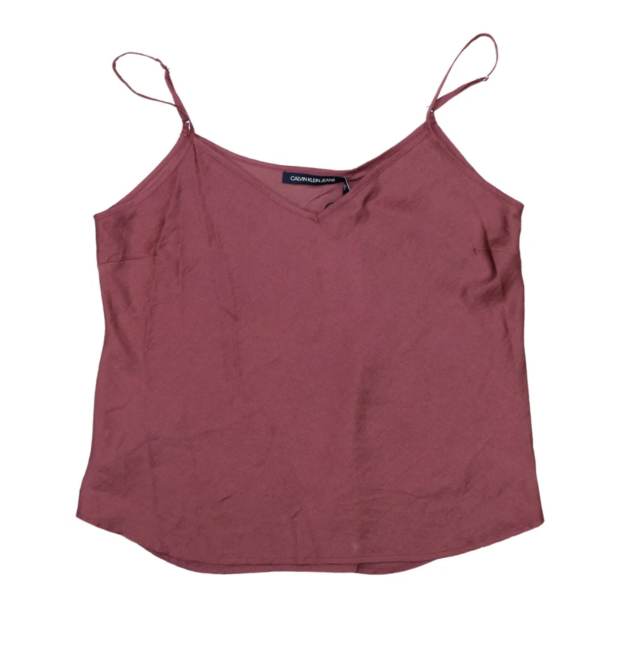 Top de pijama Charmeuse satinado sin mangas Calvin Klein Jeans para mujer L nuevo con etiquetas Sedona Foto 1 de 1