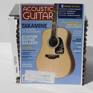 Takamine ACOUSTIC GUITAR MAGAZINE August 2012 Chris Thile Eldridge Custom - Picture 1 of 7