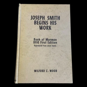 Joseph Smith Begins His Work Vol 1 HC 1958 Wilford Wood LDS Facsimile Mormon - Picture 1 of 6