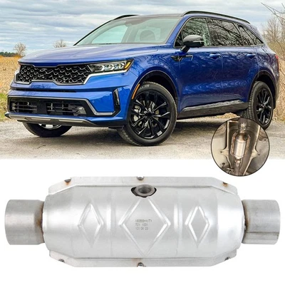 EPA 2.5" Inlet/Outlet Catalytic Converter High & Flow For Kia Sorento 3.3L V6 - Image 1 of 4