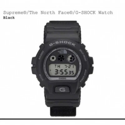 Supreme North Face G-Shock Collab Black New No Customs Fees US - Image 1 of 3