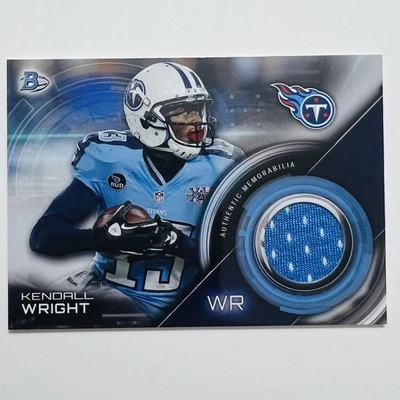 2015 Bowman #BR-KW Kendall Wright Relics - Image 1 of 2