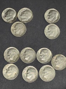 1965-3, 1966-2, & 1967-7 All No Mint Mark  - Picture 1 of 9