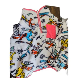 Disney Mickey & Friends Damen Fleece Pull Over Zip Jacke Gr. Xxl  - Bild 1 von 1