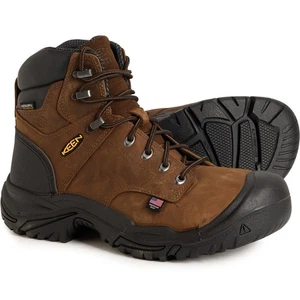 Keen Mt. Vernon II 6” Work Boots Men's Composite Safety Toe Brown Multi Sz NEW! - Picture 1 of 5