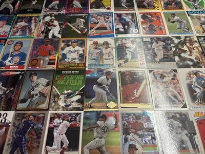 Lote de tarjetas de béisbol Mike Schmidt Mookie Betts Cal Ripken Jr George Brett Bernie W Foto 1 de 4