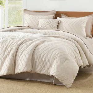 Litanika California King Set di Piumoni Beige, 3 Pezzi Cal King Oversized Kin... - Foto 1 di 8