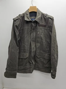 Chaqueta de campo utilitaria militar American Eagle Outfitters para hombre talla L algodón verde - Imagen 1 de 6