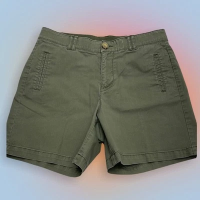 Pantalones cortos de algodón verde DOCKERS para mujer 6 Foto 1 de 3