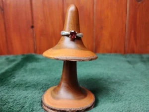 Sterling Silber Cuamba Granat Solitär Ring original aus Gemporia rot - Bild 1 von 2