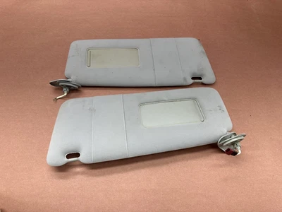 BMW E38 740IL 740I 750IL E39 528I 540I Sun Visors Grey Cloth Pair OEM 133K Miles - Image 1 of 4