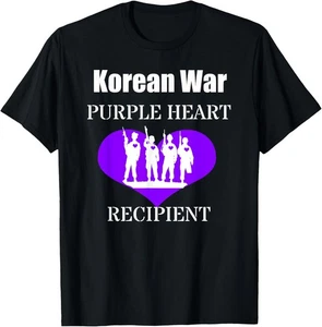 Nueva Camiseta Limitada de Receptor de Corazón Púrpura de la Guerra de Corea para Veteranos - Imagen 1 de 5
