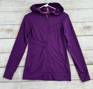 NEW REI Co-Op Women's Athleisure Hoodie Sweatshirt Running Full Zip Jacket Frill - Picture 1 of 5