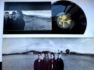 U2 -The Joshua Tree -1987 1st Island + Poster - NM VINYL LP ULTRASONIC CLEAN - Picture 1 of 13