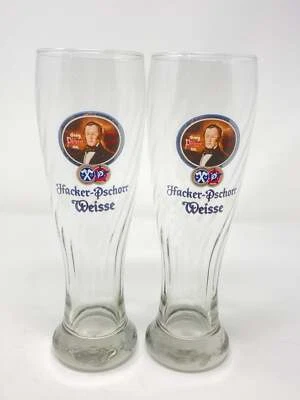 OLEVIAN NUMISMATIC RARITIES Hacker-Pschorr Weisse Tall Beer Glass- Set of 2
