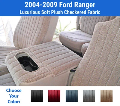Fundas de asiento de felpa para Ford Ranger 2004-2009 Foto 1 de 4