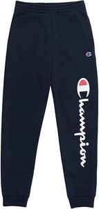 Champion 265884 Kids Navy Logo-Print Jogger Pants Size Small - Picture 1 of 2