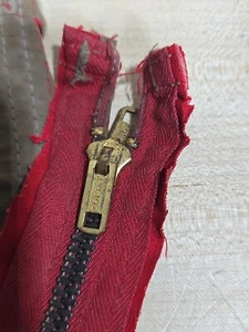 Vintage 1970s TALON REVERSE Reversible ZIPPER BRASS 26" Long Made USA - Picture 1 of 7