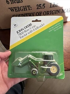 Ertl John Deere 7800 Row Crop Tractor with Endloader #5652 1/64th scale New - Picture 1 of 2