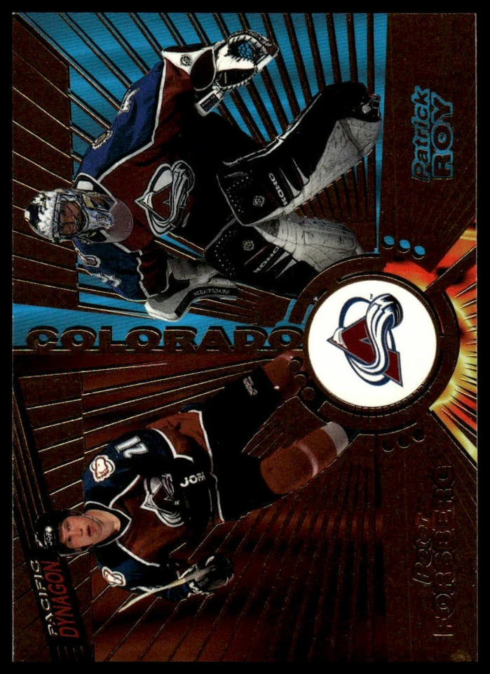 1997-98 Pacific Dynagon #138 Peter Forsberg / Patrick Roy - Image 1 of 2