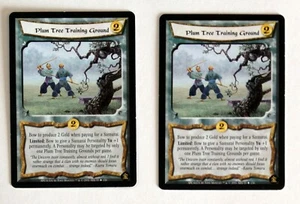 Plum Tree (2) L5R Leyenda de los Cinco Anillos CCG A Corte Perfecto APC - Imagen 1 de 2
