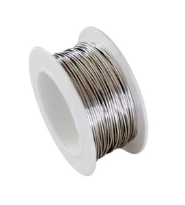 20 AWG Tinned Copper Wire, Pure Round Copper with Tin Coating 25 Ft. Spool - Picture 1 of 6