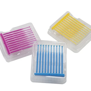 20pcs/box Dental Applicator Brush Stick Tooth Crown Dentistry Adhesive Materials - Picture 1 of 19