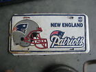 NEW ENGLAND PATRIOTS  FOOTBALL BOOSTER LICENSE PLATE